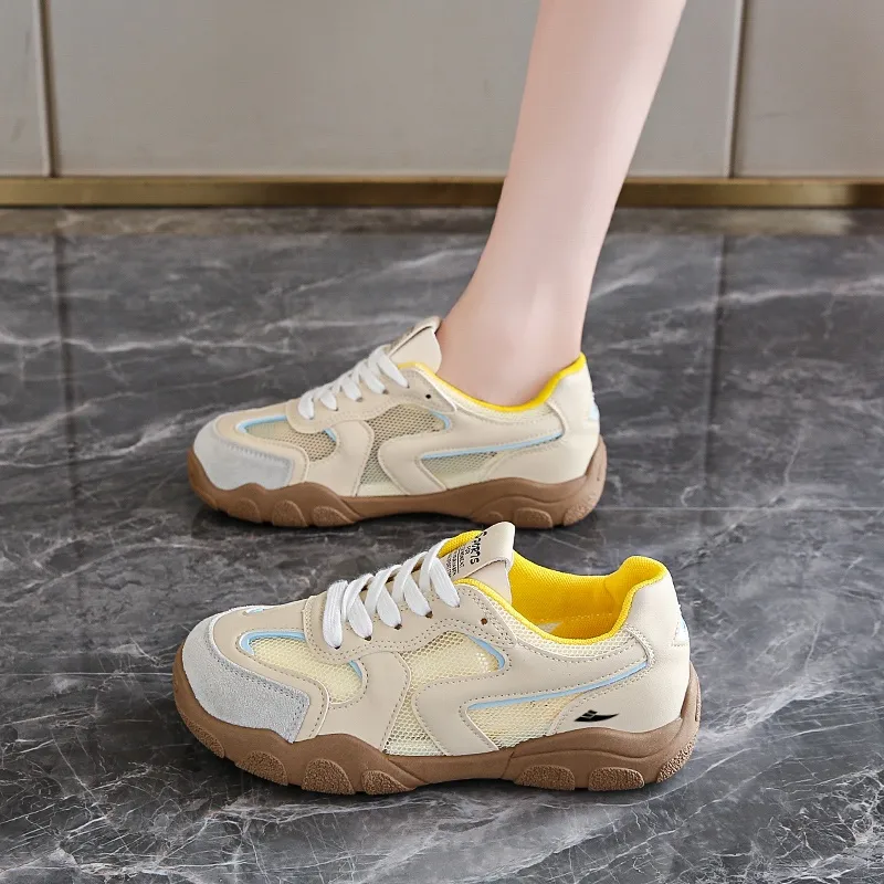 Kuding Breathable Low Top Casual Shoes Women's-4