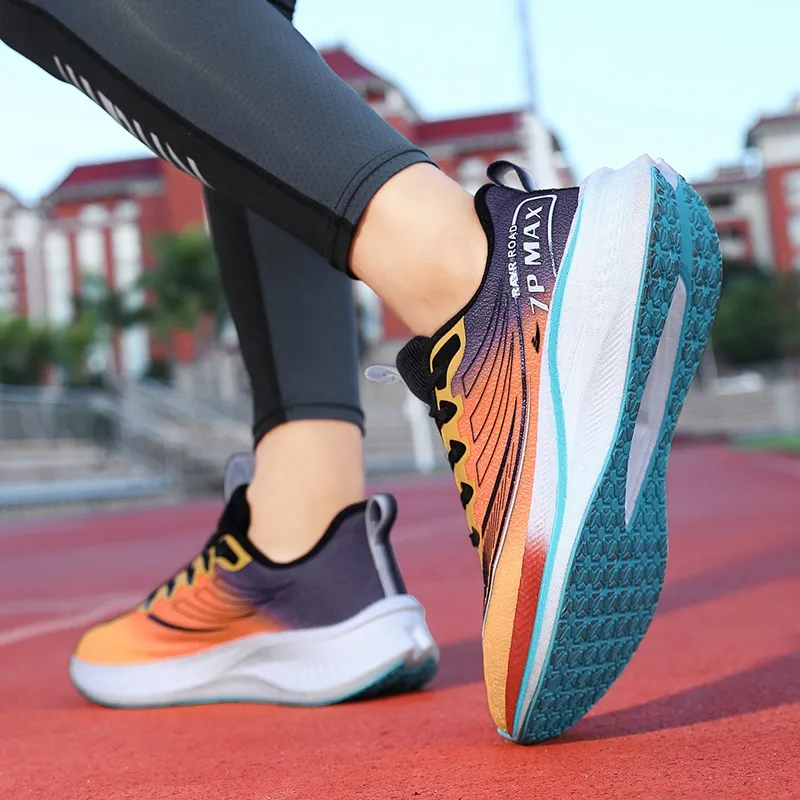 Kuding Cushioned Slip-Resistant Low-Top Casual Running Shoes Unisex-9