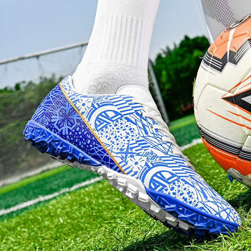 Kuding Soft Ground Firm Ground Anti Slip Wear Resistant Soccer Shoes Unisex-3