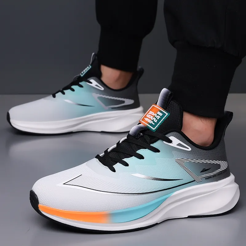 Kuding Cushioned Anti-Slip And Wear-Resistant Lightweight Low-Top Casual Running Shoes Men's-1