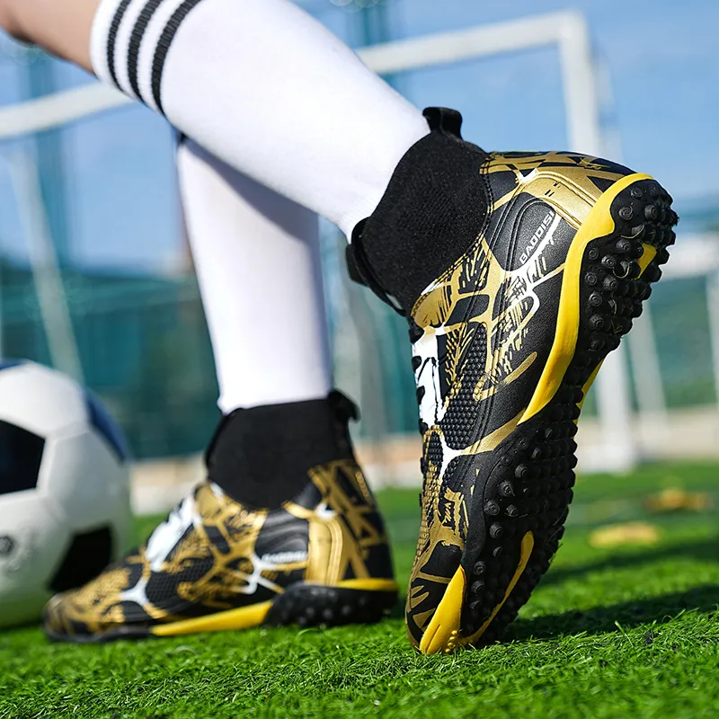 Kuding TF Rubber Broken Studs Cushioning Anti Slip Wear Resistant Coverage Impact Resistant Soccer Shoes Unisex-13