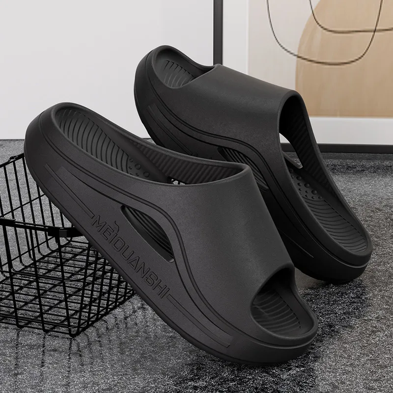 Foot Recreation EVA Couple Indoor Home Bathroom Bathing Slip Resistant Slippers-14