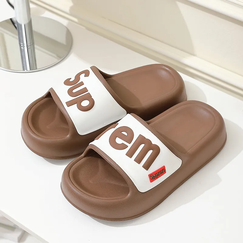 Foot Recreation Slippers Summer Indoor Home Slippers Slip Resistant Bathroom Couple Eva Home Slippers-9