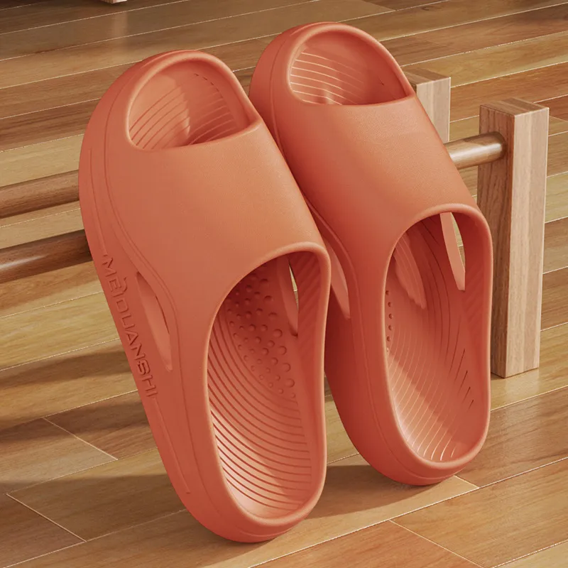 Foot Recreation EVA Couple Indoor Home Bathroom Bathing Slip Resistant Slippers-11