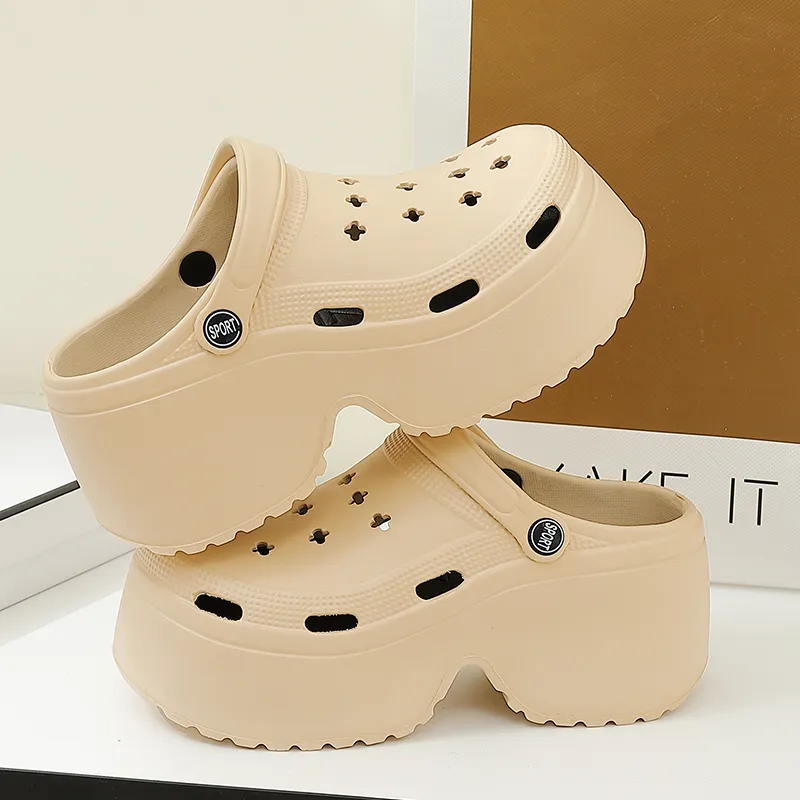 Foot Recreation Platform Clogs For Women's Summer Slip Resistant Closed Toe, Soft And Springy Feeling, Slippers-5