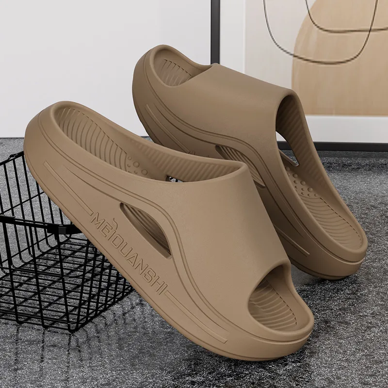 Foot Recreation EVA Couple Indoor Home Bathroom Bathing Slip Resistant Slippers-6