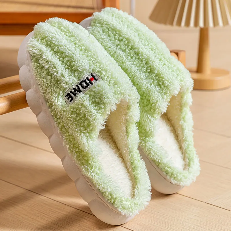 Foot Recreation Winter Minimalist Style Suede Home Warm Small Starry Sky Embroidered Cotton Slippers Unisex-14