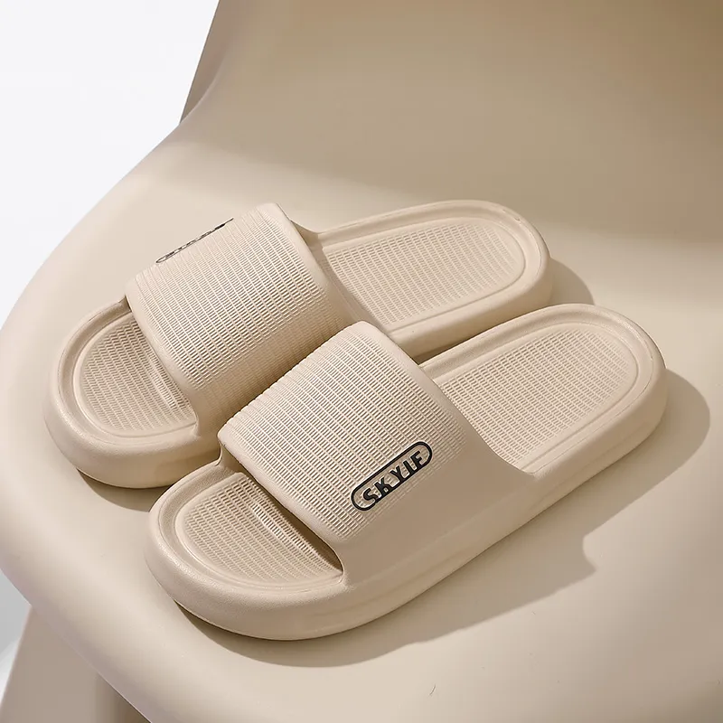 Foot Recreation Summer Home Indoor Comfortable Slip Resistant Bathroom Quiet EVA Slippers, Home Slippers, Unisex-9