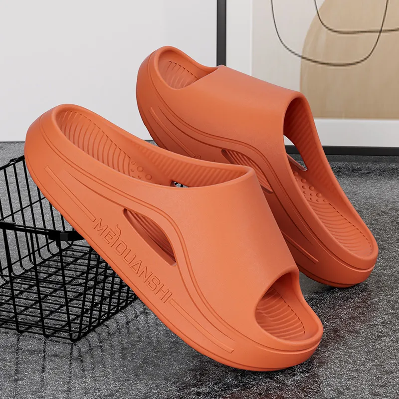 Foot Recreation EVA Couple Indoor Home Bathroom Bathing Slip Resistant Slippers-10