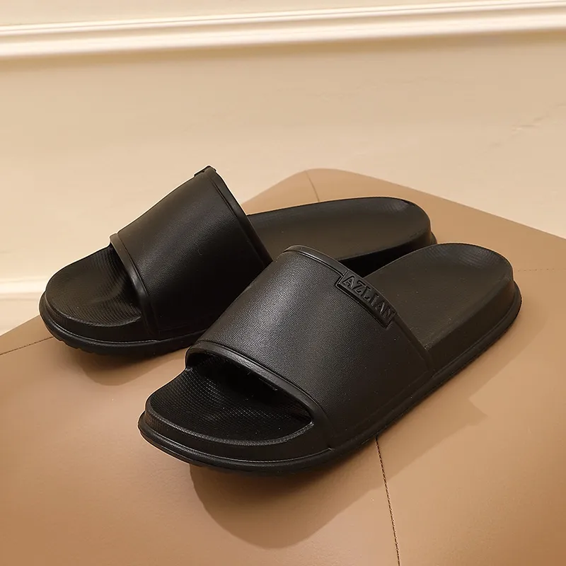 Foot Recreation Home Four Seasons All Indoor Bathroom Slip Resistant Couple Soft Sole Minimalist Style Slippers Unisex-23