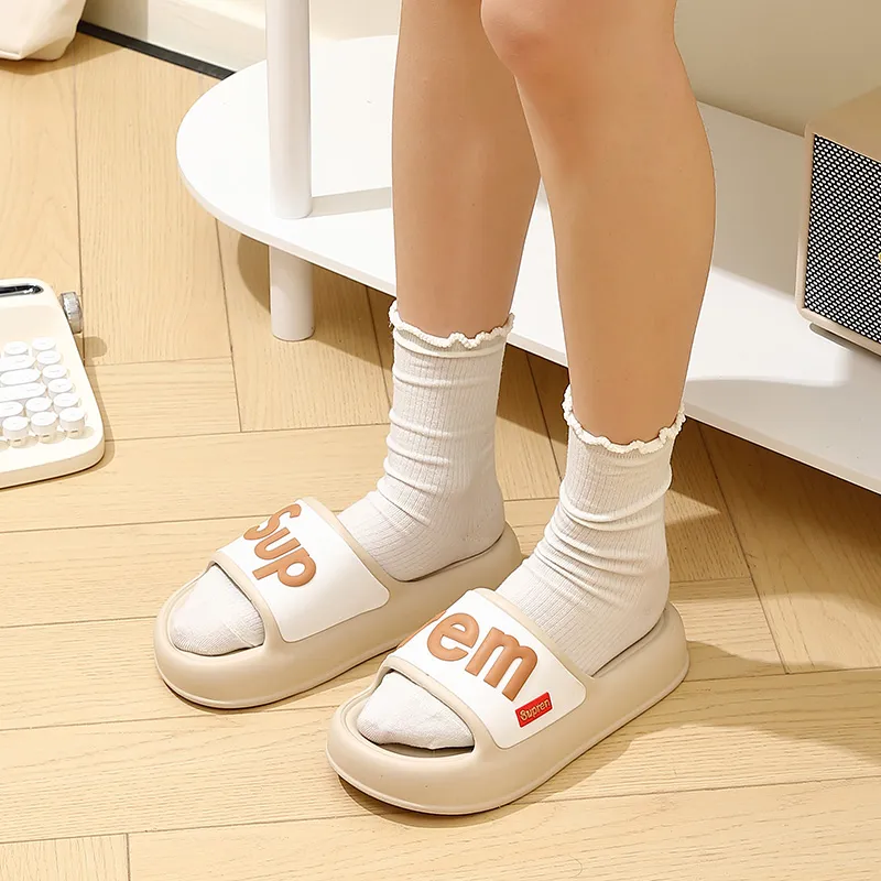 Foot Recreation Slippers Summer Indoor Home Slippers Slip Resistant Bathroom Couple Eva Home Slippers-24