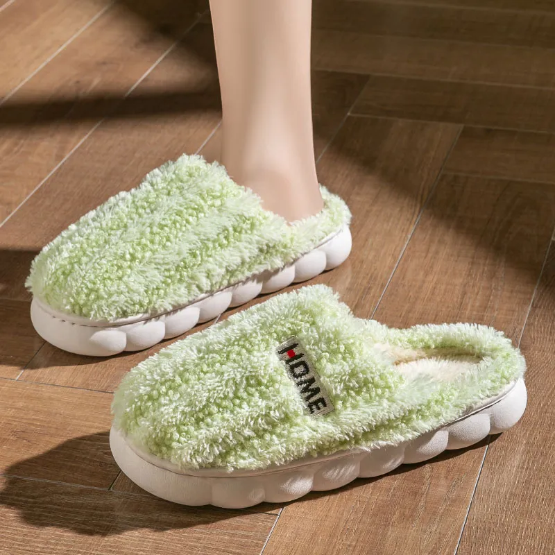 Foot Recreation Winter Minimalist Style Suede Home Warm Small Starry Sky Embroidered Cotton Slippers Unisex-15