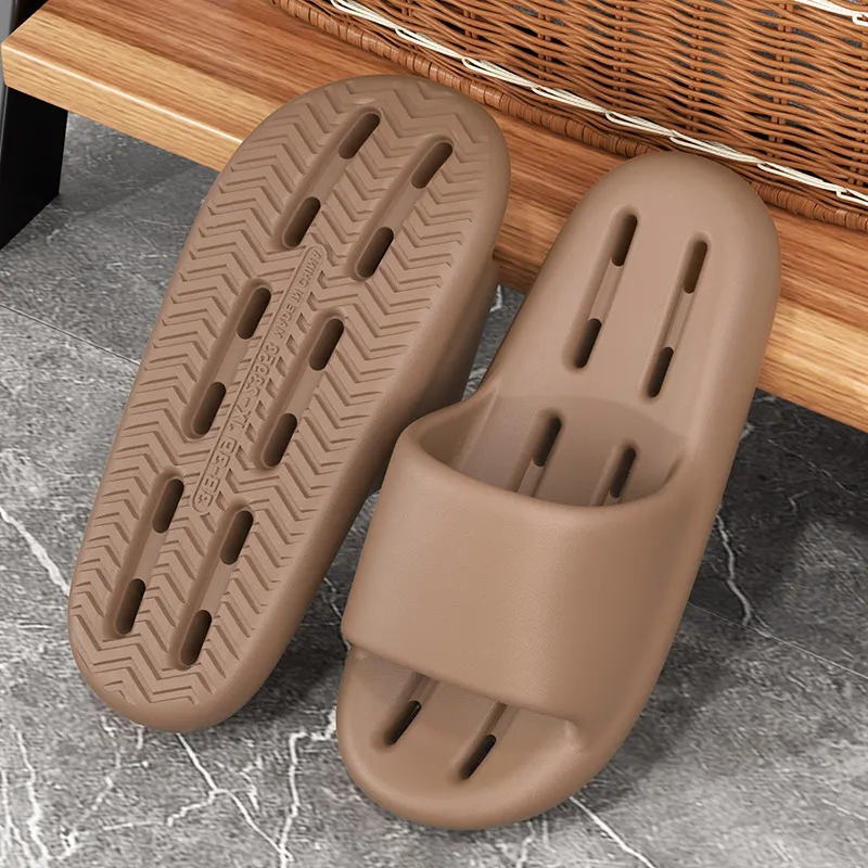 Foot Recreation Summer Bathroom Bathing Anti Slip And Wear Resistant Comfortable Home Slippers, Unisex-23
