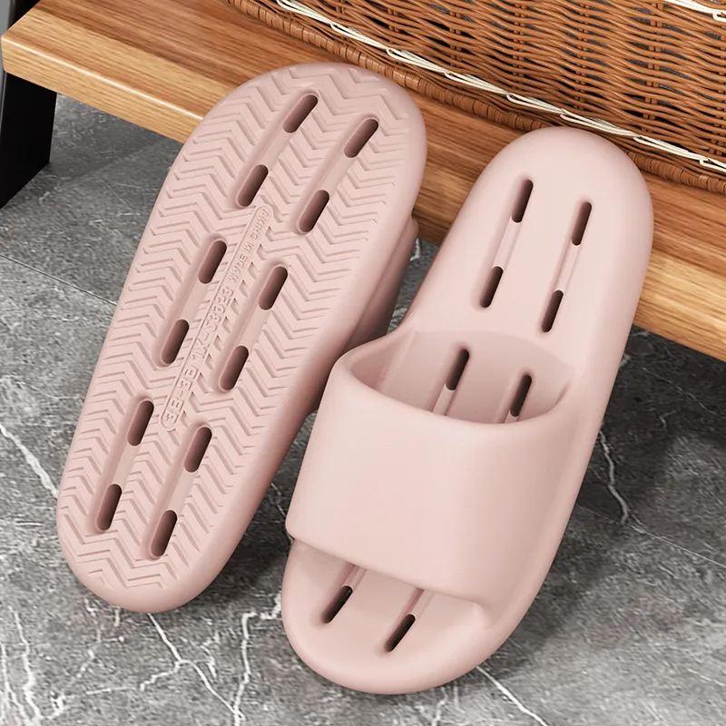 Foot Recreation Summer Bathroom Bathing Anti Slip And Wear Resistant Comfortable Home Slippers, Unisex-3