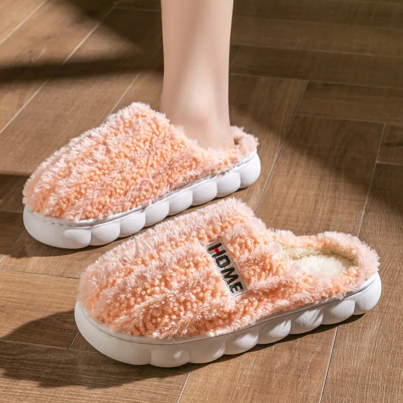 Foot Recreation Winter Minimalist Style Suede Home Warm Small Starry Sky Embroidered Cotton Slippers Unisex-10