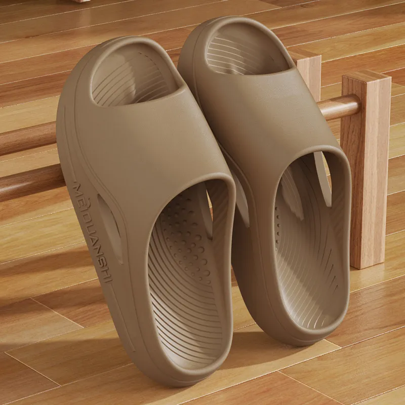 Foot Recreation EVA Couple Indoor Home Bathroom Bathing Slip Resistant Slippers-7