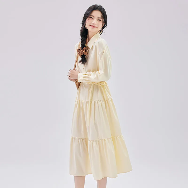 Dajia Poetry Long Sleeved Dress Women's-5