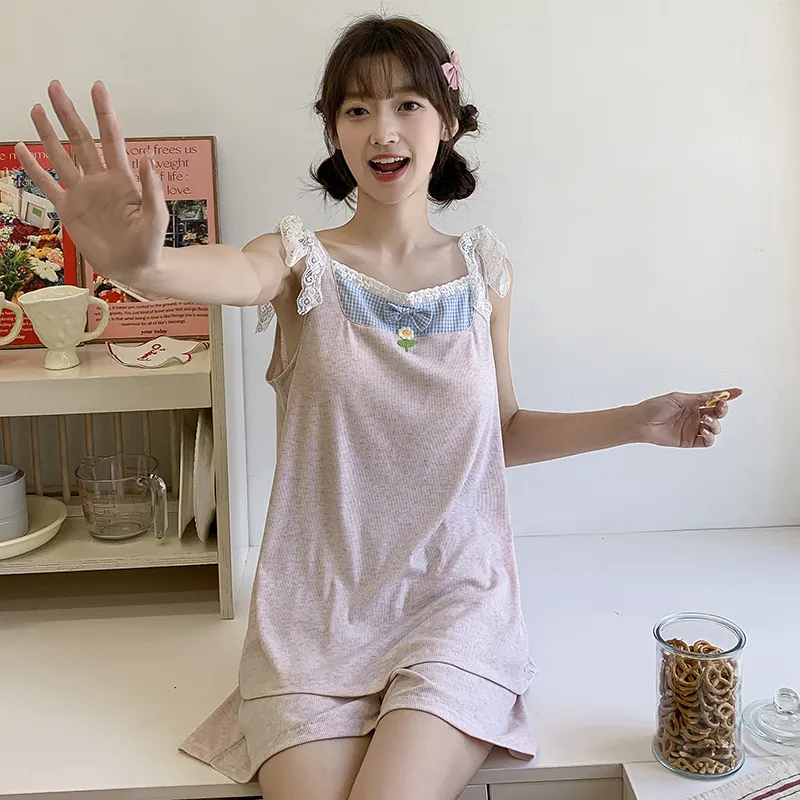YUZHAOLIN Pajama Set Summer Women's-1