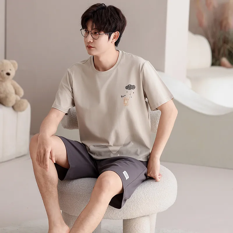 YUZHAOLIN Men Pajama Sets-5