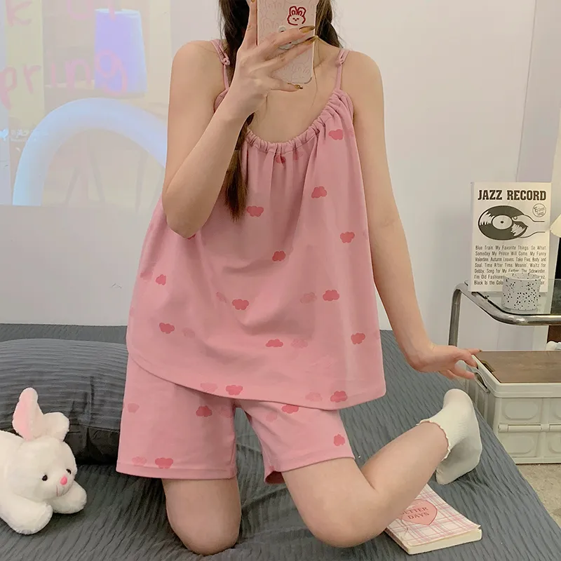 YUZHAOLIN Pajama Set Summer Women's-4