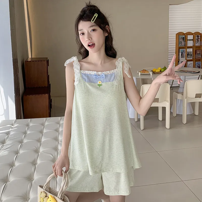 YUZHAOLIN Pajama Set Summer Women's-1