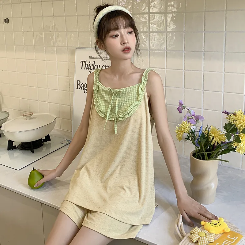 YUZHAOLIN Pajama Set Summer Women's-3