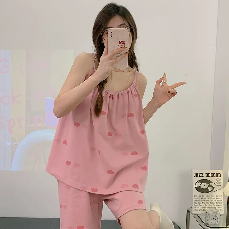YUZHAOLIN Pajama Set Summer Women's-3