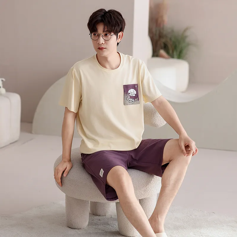 YUZHAOLIN Men Pajama Sets-5