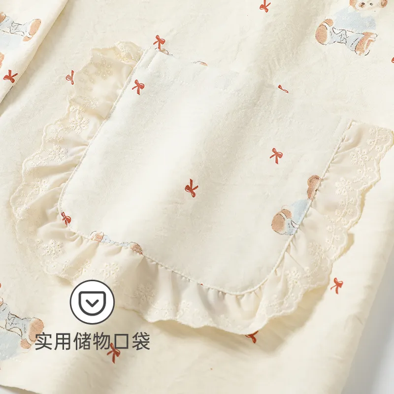 YUZHAOLIN Pajama Set Women's Apricot-3