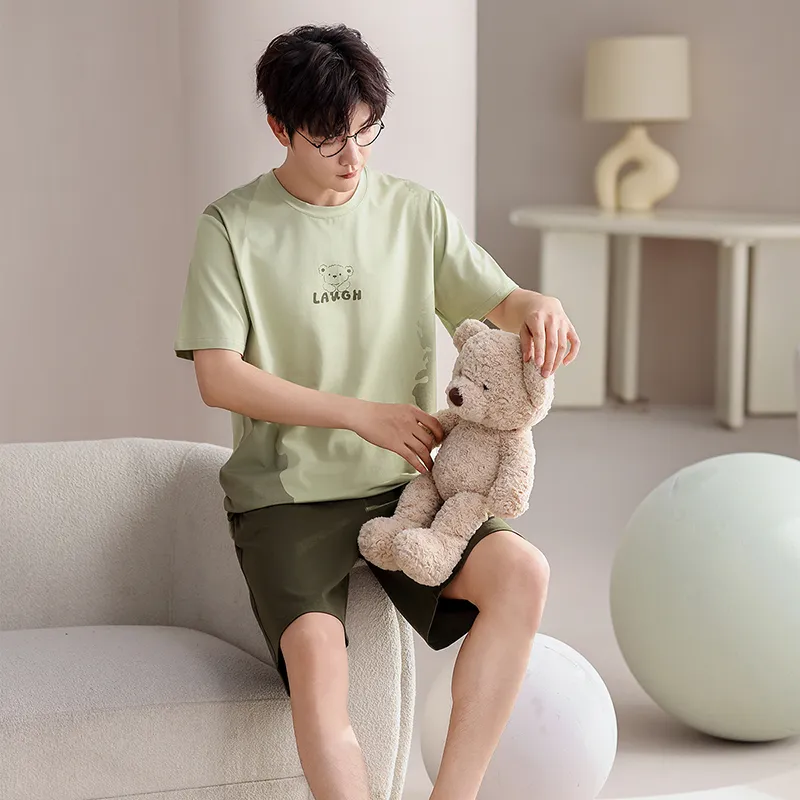 YUZHAOLIN Men Pajama Sets-4