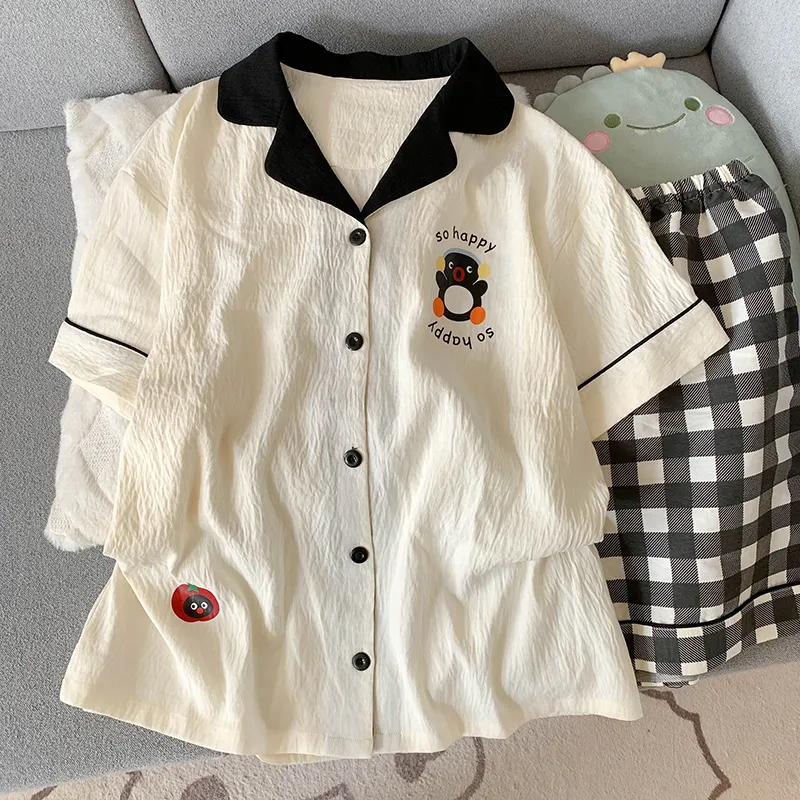 YUZHAOLIN Pajama Set Spring And Summer Women's-3