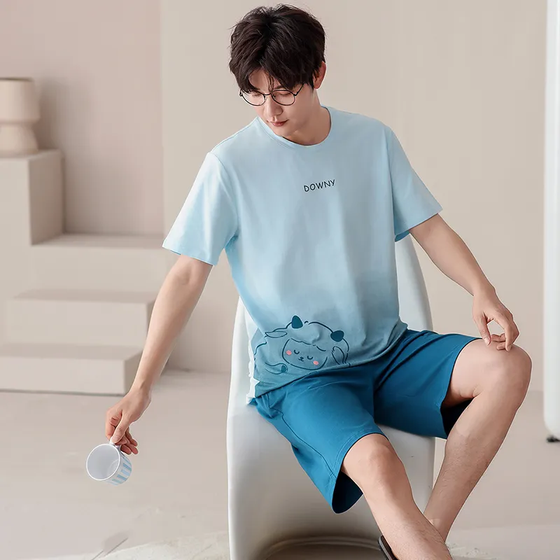 YUZHAOLIN Pajama Set Men's 2 Piece Set-6