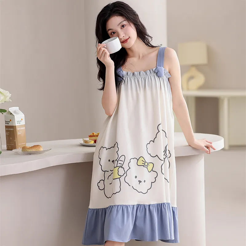 YUZHAOLIN Women's Nightgowns-2