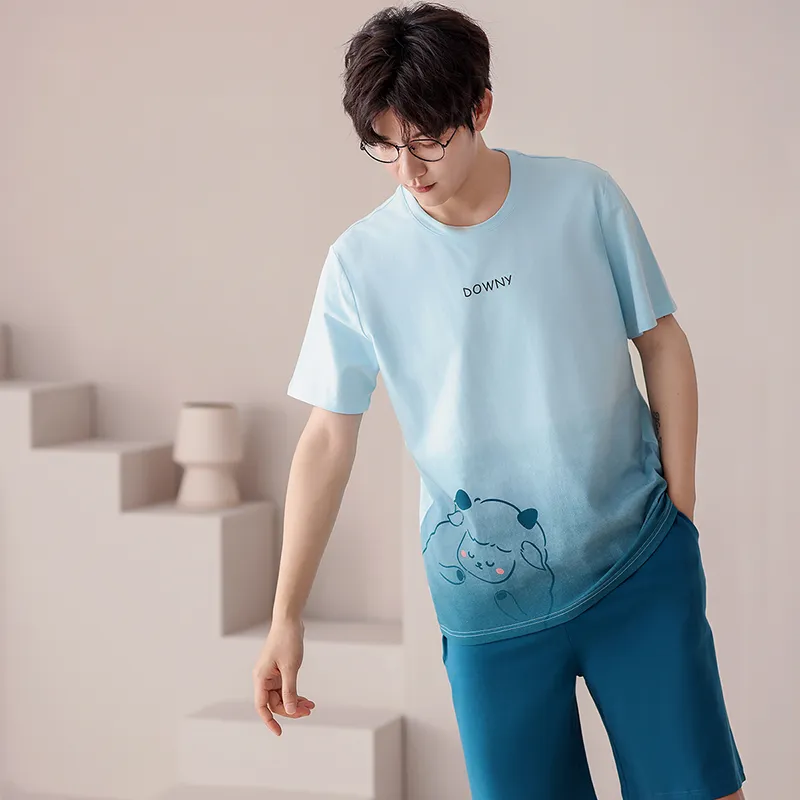 YUZHAOLIN Pajama Set Men's 2 Piece Set-3