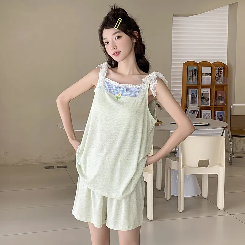 YUZHAOLIN Pajama Set Summer Women's-7