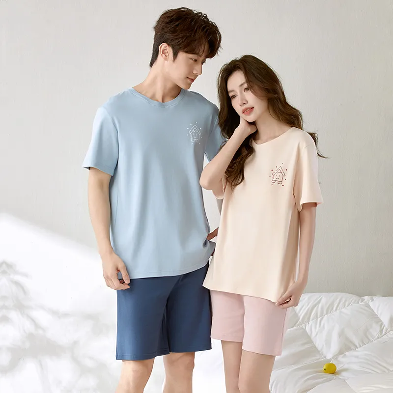 YUZHAOLIN Pajama Set Summer Unisex-9
