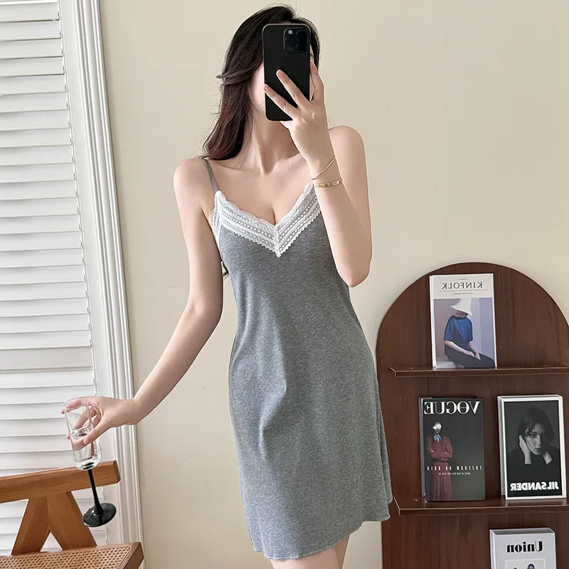 YUZHAOLIN Nightgown Summer Women's-1