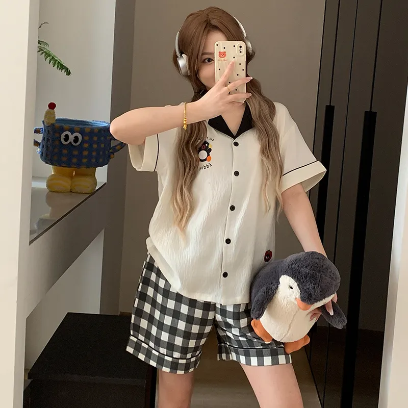 YUZHAOLIN Pajama Set Spring And Summer Women's-5