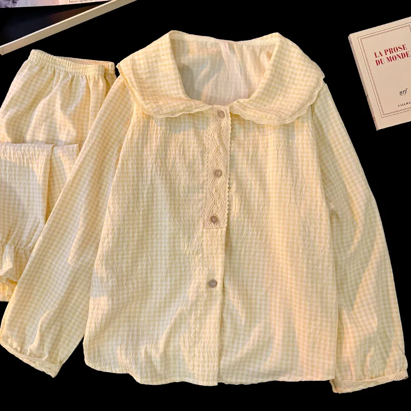 YUZHAOLIN Pajama Set Women's Apricot-2