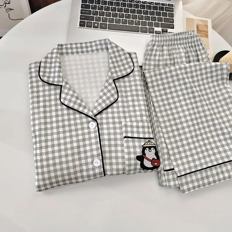 YUZHAOLIN Pajama Set Women's Gray-2