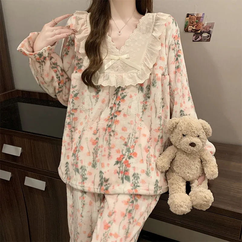 YUZHAOLIN Pajama Set Women's Pink-1