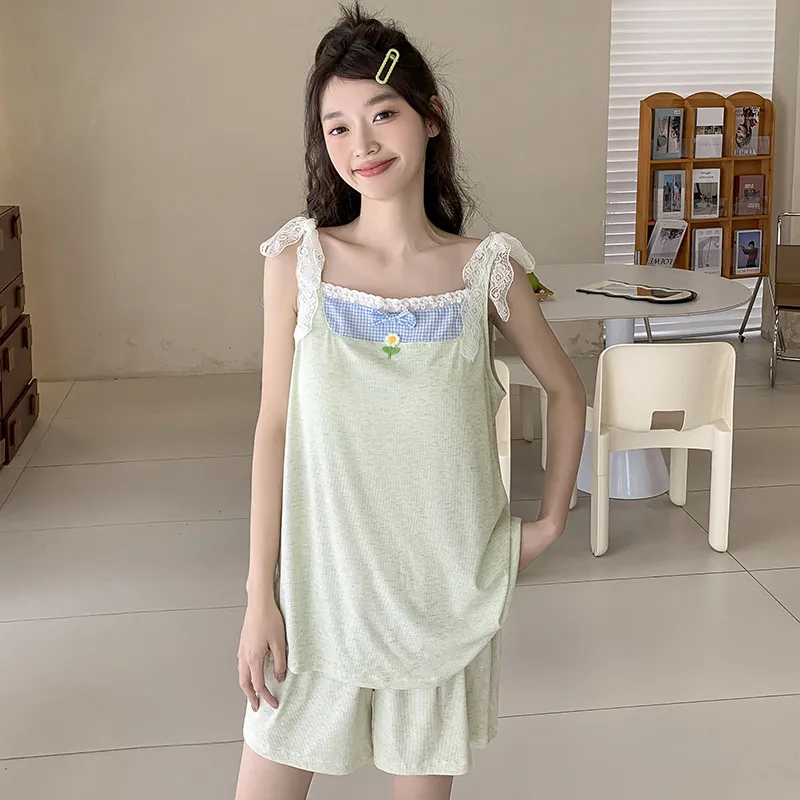 YUZHAOLIN Pajama Set Summer Women's-6