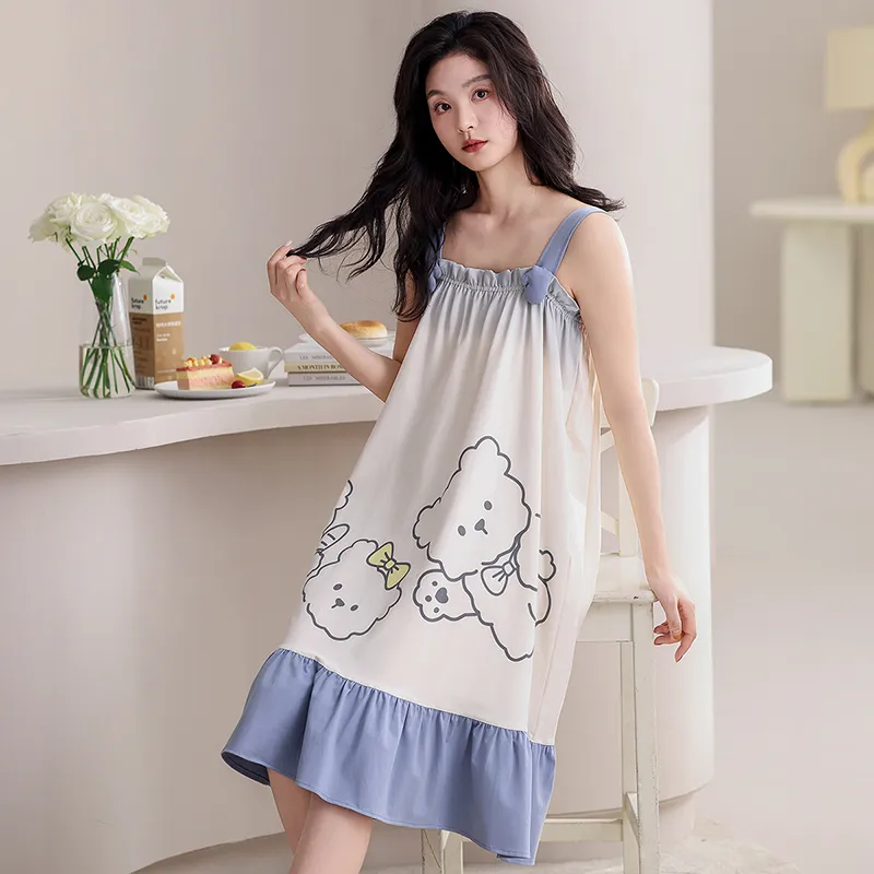 YUZHAOLIN Women's Nightgowns-4