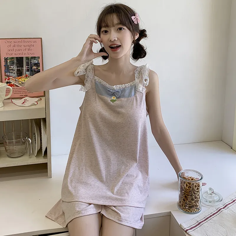 YUZHAOLIN Pajama Set Summer Women's-5