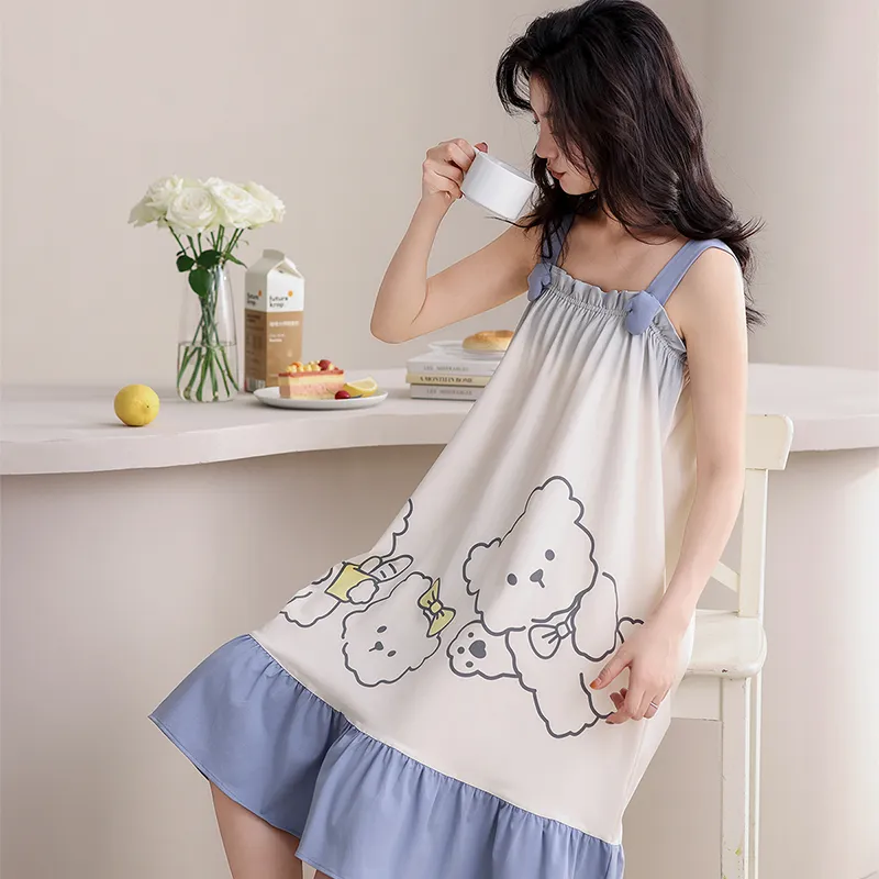 YUZHAOLIN Women's Nightgowns-5