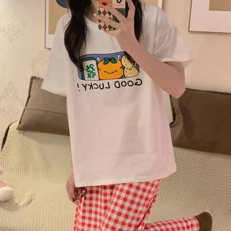 YUZHAOLIN Pajama Set Summer Women's-2