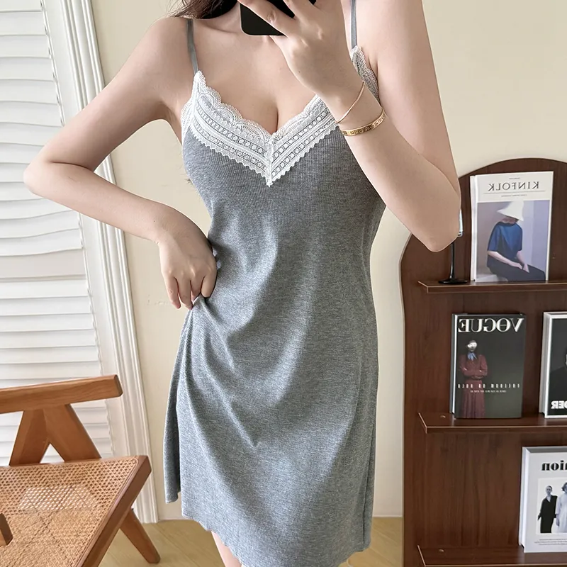 YUZHAOLIN Nightgown Summer Women's-2