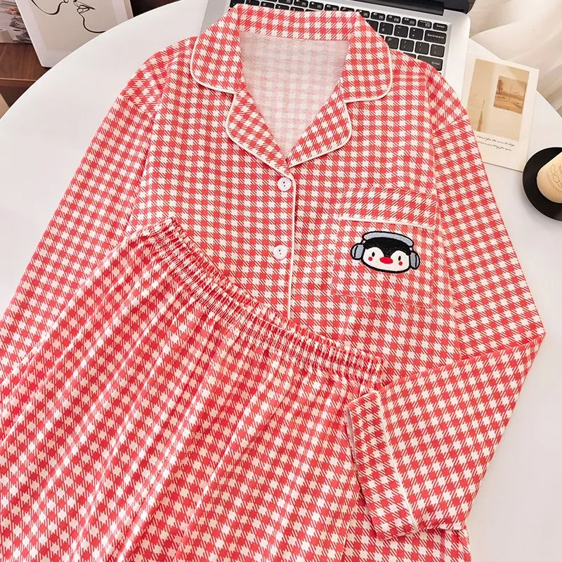 YUZHAOLIN Pajama Set Women's Red-3