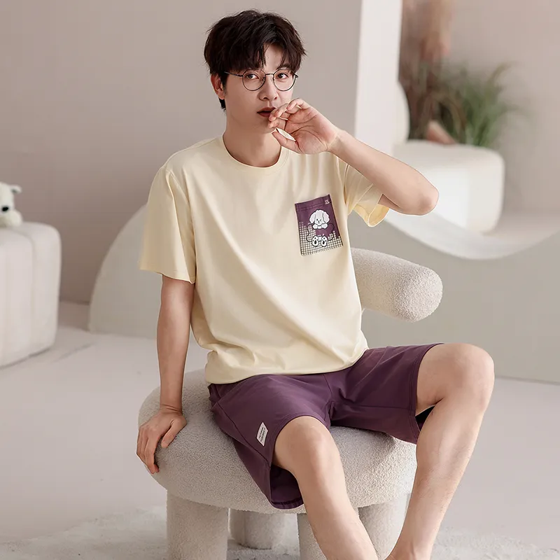 YUZHAOLIN Men Pajama Sets-6