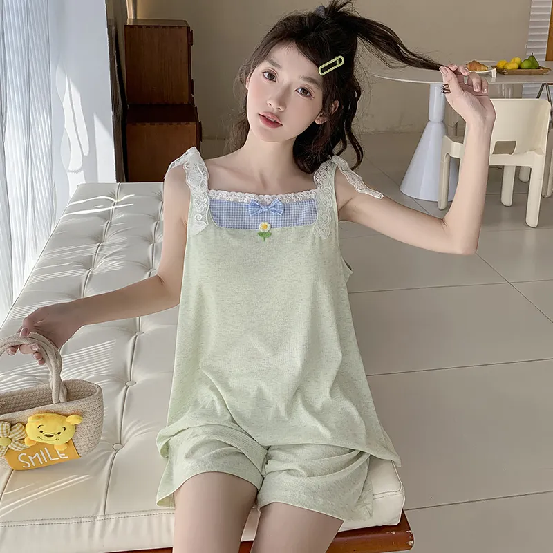 YUZHAOLIN Pajama Set Summer Women's-4